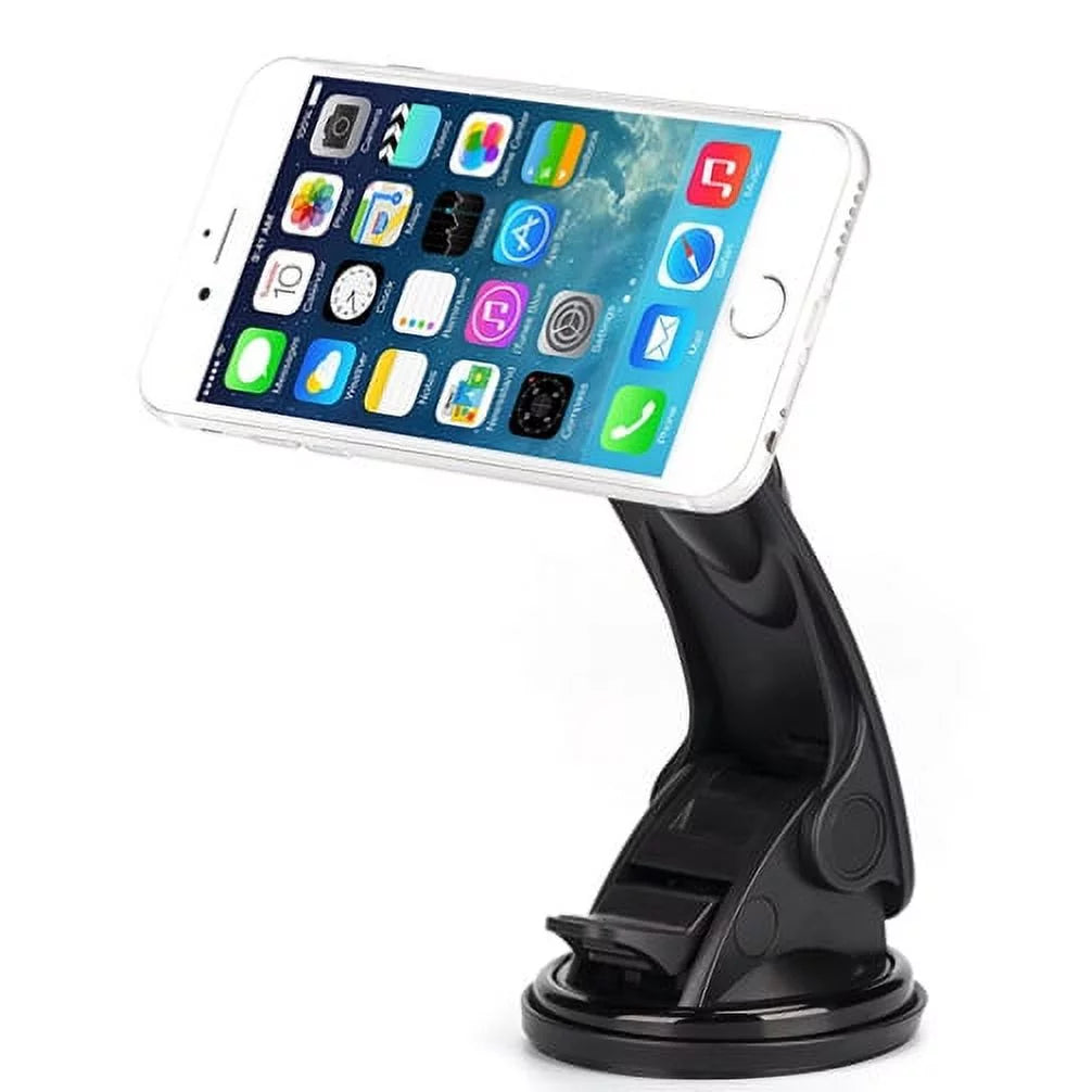 S4, 2 Strong Samsung Mini Galaxy QQP V On5 (2017), 2 Active, Magnetic Mega Mount Grip Prevail Dock Premium Window Perx Windshield Dash Holder S5 Rotating Note Adjustable Suction for Stand LTE Car J7
