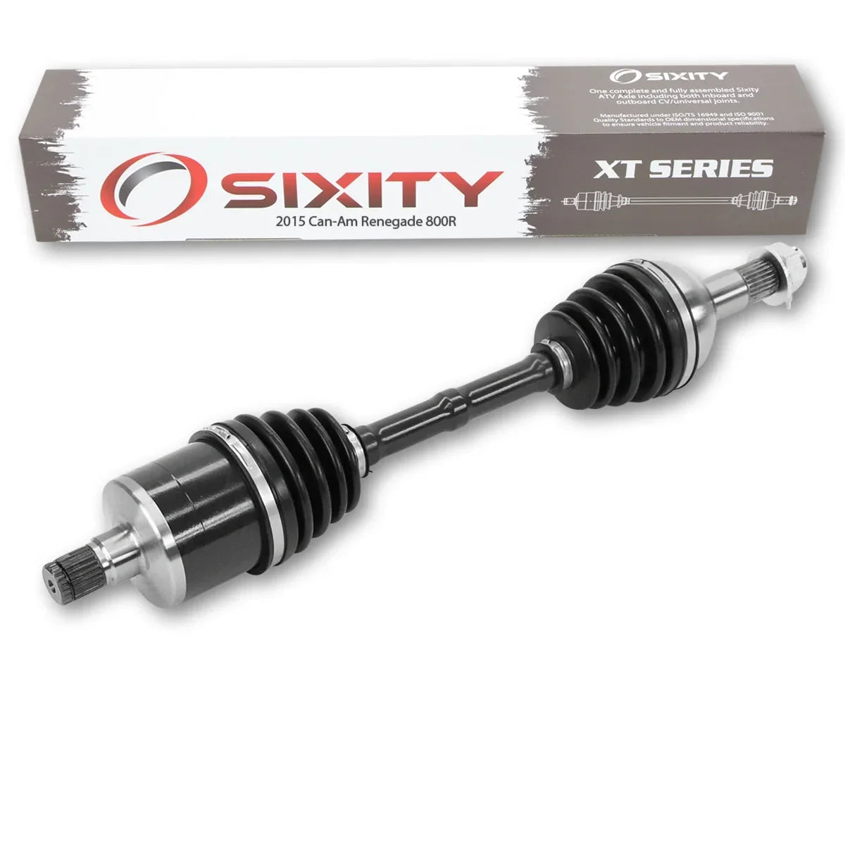 '- Can-Am EFI XT Sixity Renegade Axle 4X4 Left Rear 800R 2015 compatible with