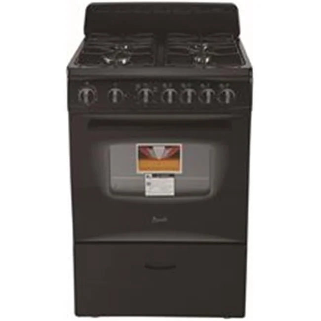 Range 24" Gas (GR2415CB) Oven, Compact in Black Avanti