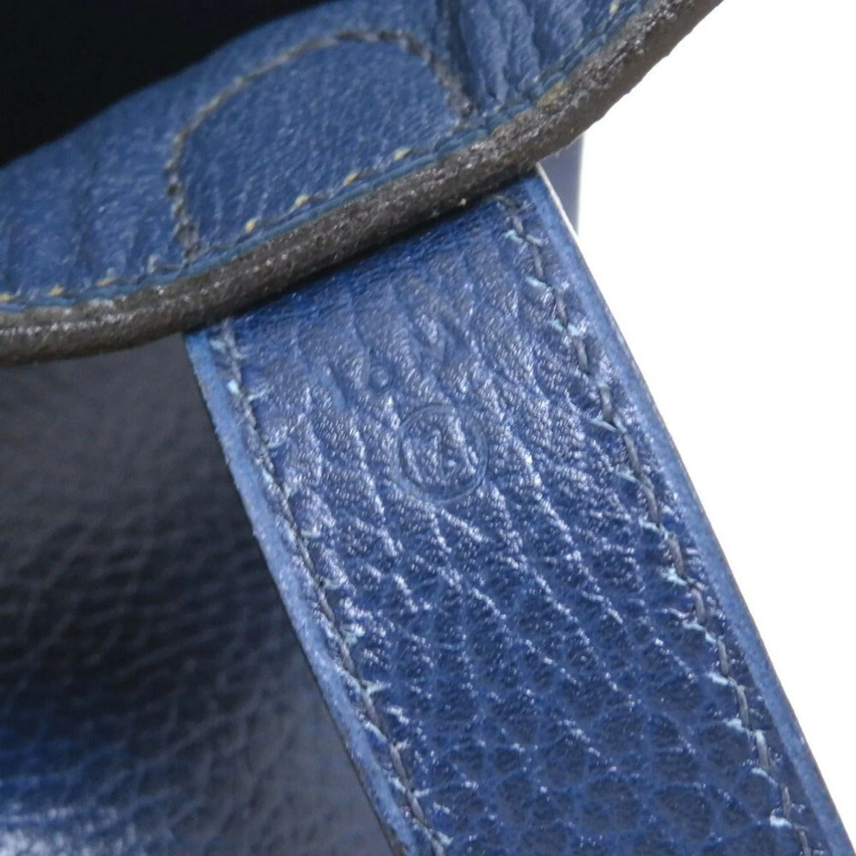 Bag Engraved Roy Drag Red 〇Z 48 (Fair) Ardennes Hermes Blue Boston Pre-Owned Rouge Voyage Bicolor Vif