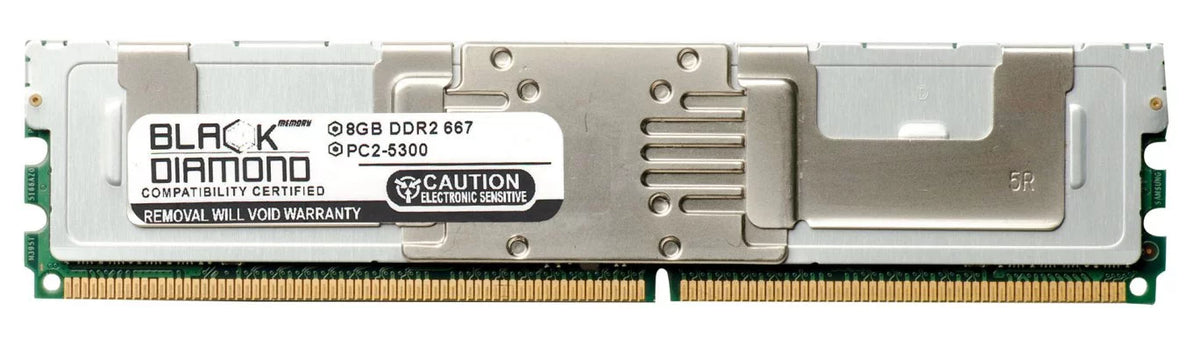 DDR2 8GB 667MHz Upgrade Memory RAM PowerEdge Dell FBDIMM PC2-5300 Diamond Module Black for 240pin Memory R900