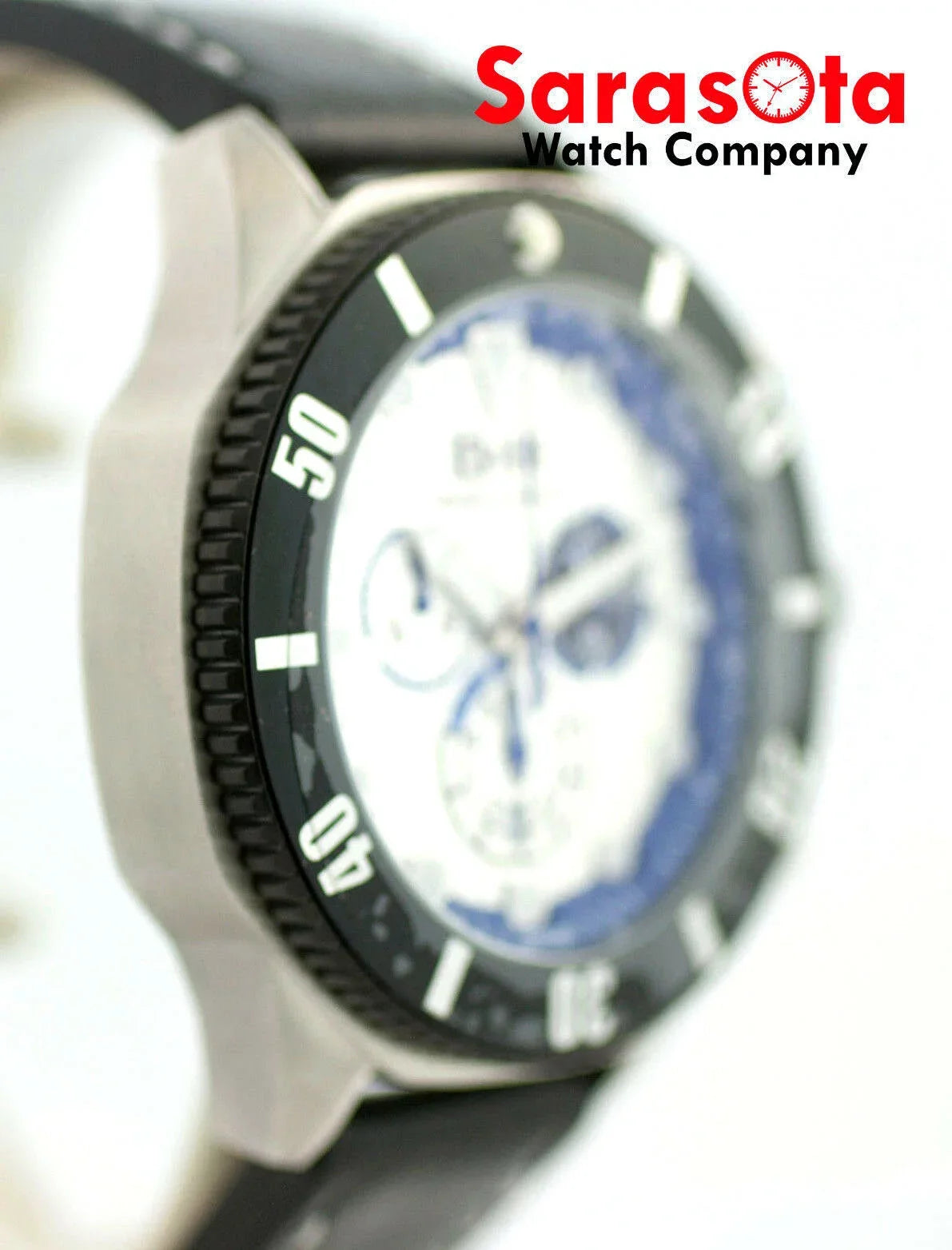 Leather Watch Dunbar Quartz &amp; Brandt 14060 Swiss Hoffman Chronograph B&amp;H Men's