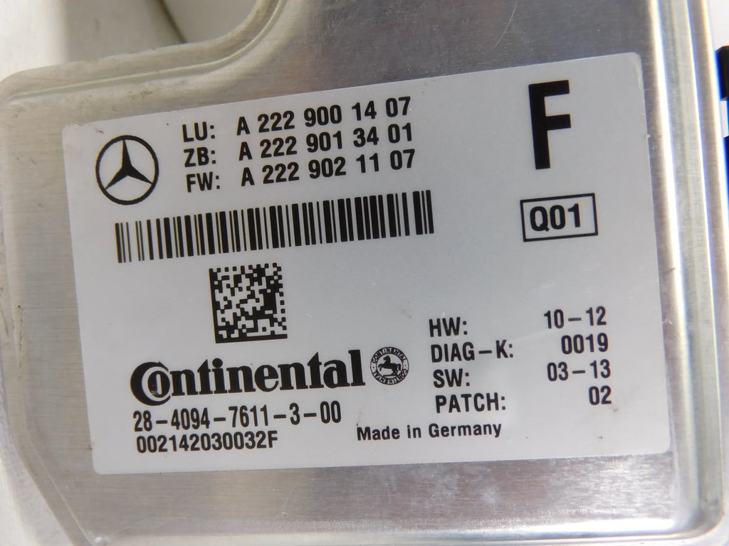 14 OEM Multifunction Mounted Mercedes-Benz LKQ Pre-Owned Windshield Camera S-Class (Good)
