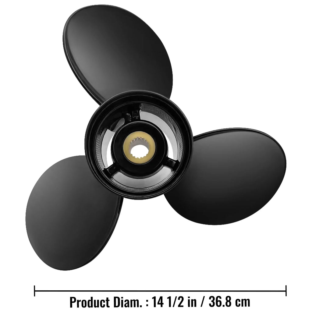 14.5" Outboard Engine, Boat Spline VEVOR 3-Blade 19 Aluminium 3817468, Penta Teeth SX with Propeller Outboard Right-handed x Compatible & OEM Sterndrives Propeller, Propeller, for 19" Volvo Replace