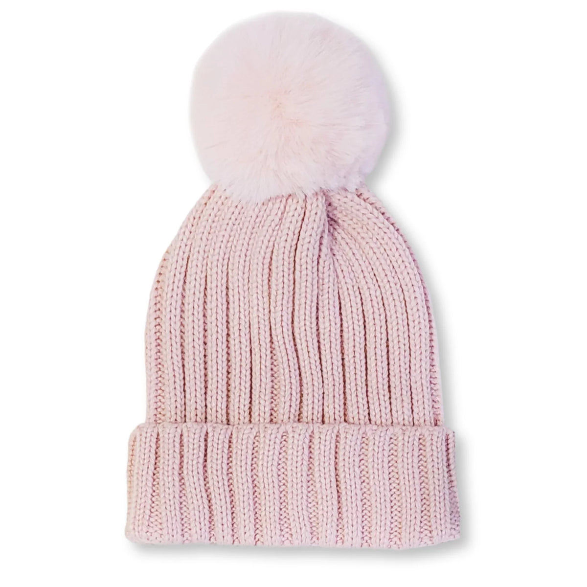 Pom Women's Winter Fur Beanie Box with Faux Hat Vince Camuto Gift