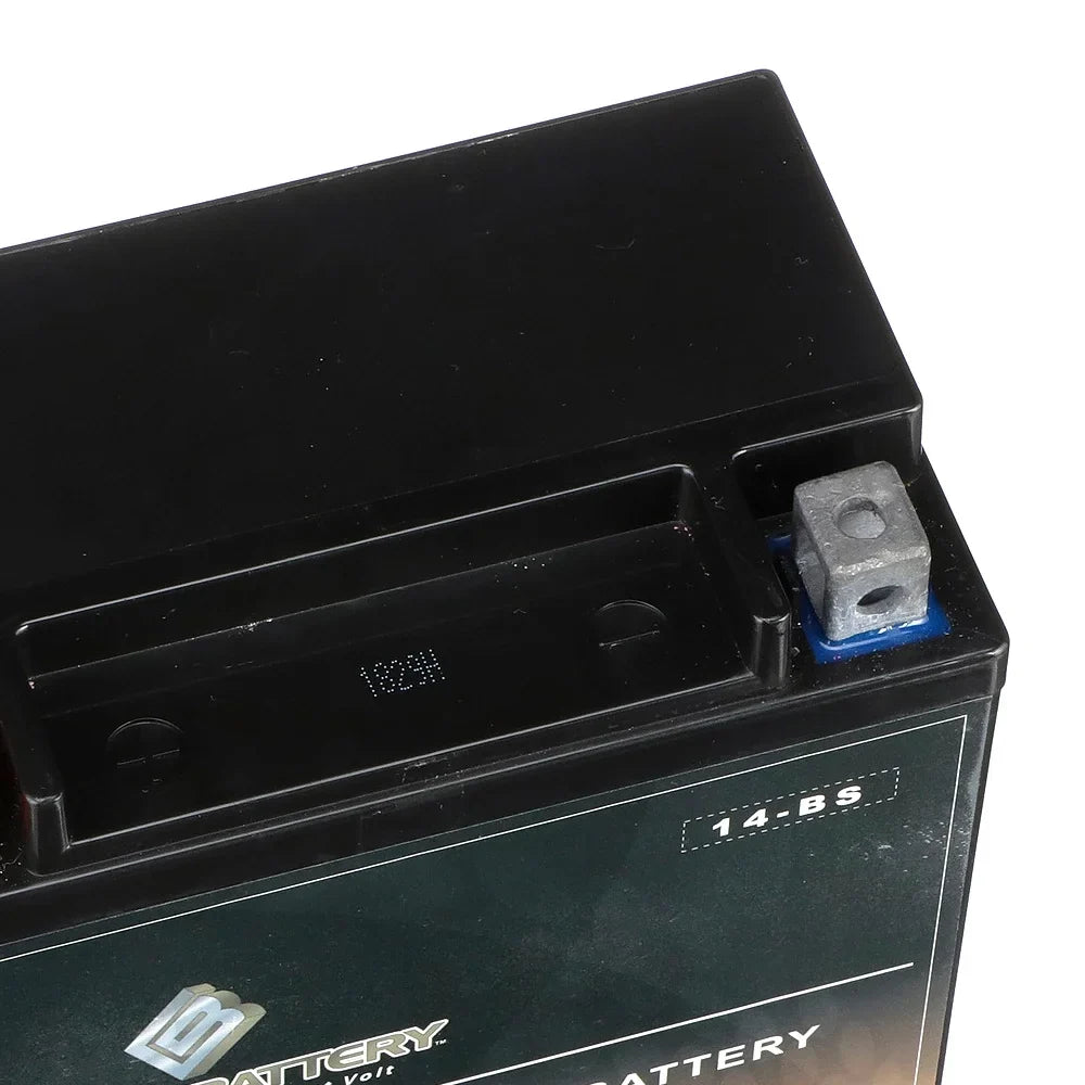 (spirit, Aero, Chrome YTX14-BS A. CCA) 12 C. E. Ah, 1100cc Motorcycle Battery 2003 C3, T (14-BS Vt1100c, 200 Battery Volt,12 for Tourer) Shadow Honda