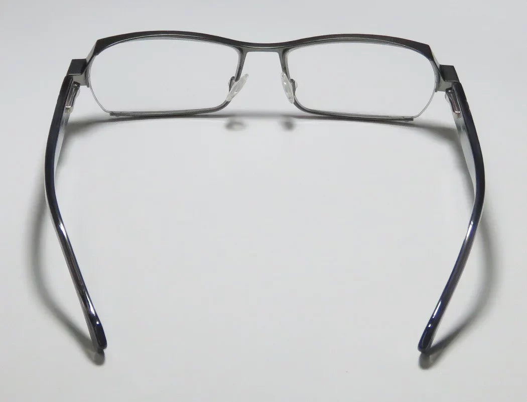 SAGE MENS FULL-RIM EYEGLASSES/SPECTACLES TRANSPARENT 55-16-0 COMFORT NEW DEMO DESIGNER LARY'S / LENSES HARRY FLEXIBLE HINGES ULTIMATE GRAY SPECIAL LEGACY FRAME