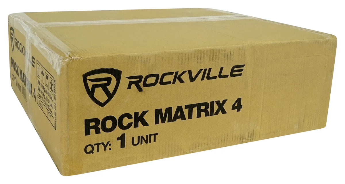 ROCK Speakers Multi Black Receiver+6) Rockville MATRIX Wall Ceiling+2) Home Room