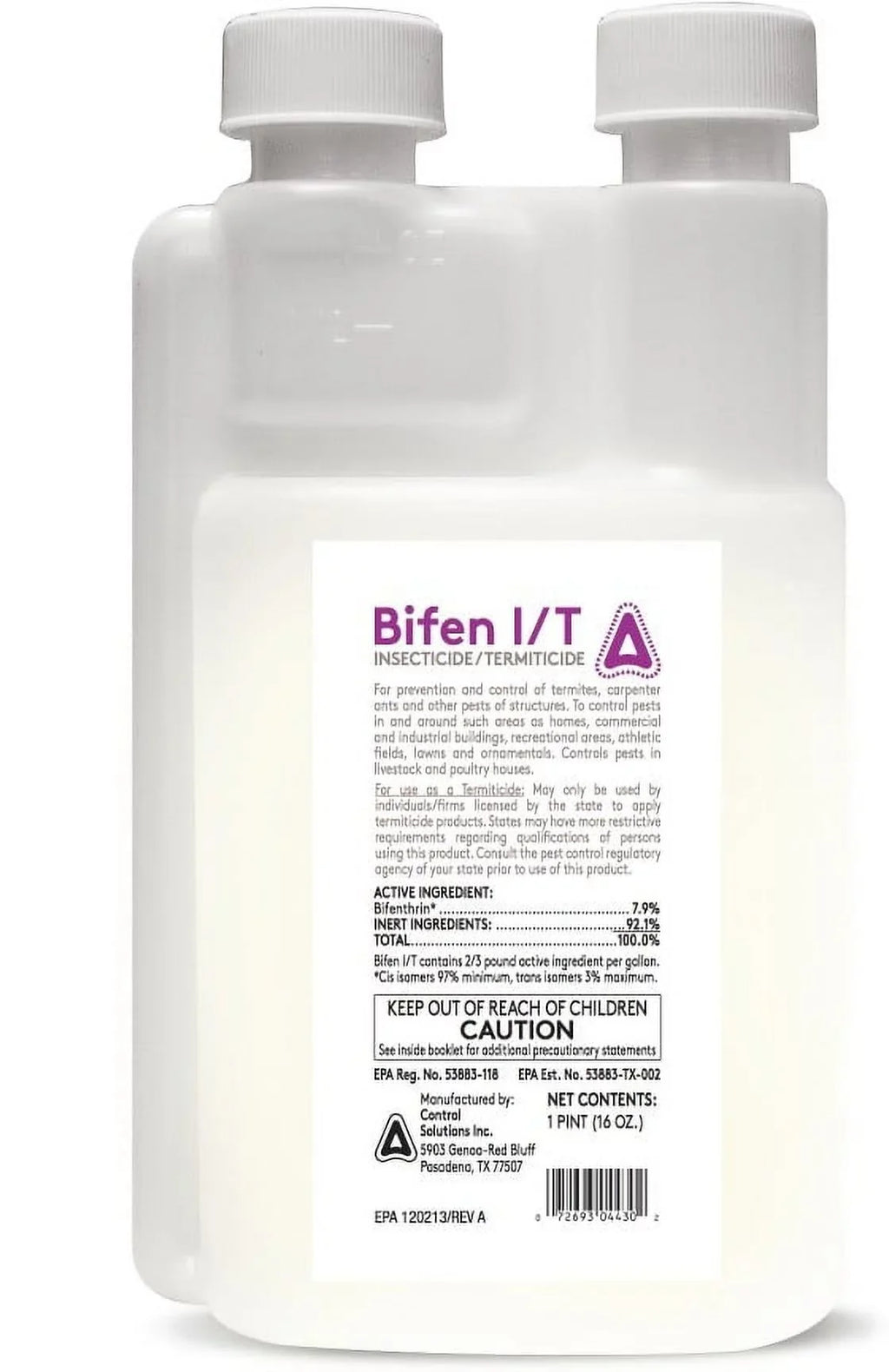 Insecticide Bifenthrin as Bifen Pro IT Talstar Same 16oz-