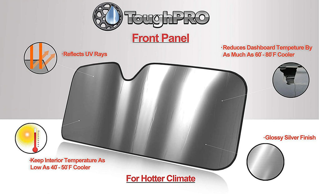 2021 Duty Row with - 2nd - + - Weather Heavy Seating + TOUGHPRO Floor in 3rd All Bench (Made Row - Mat GMC Set - Denali Compatible Accessories Cargo USA) Yukon