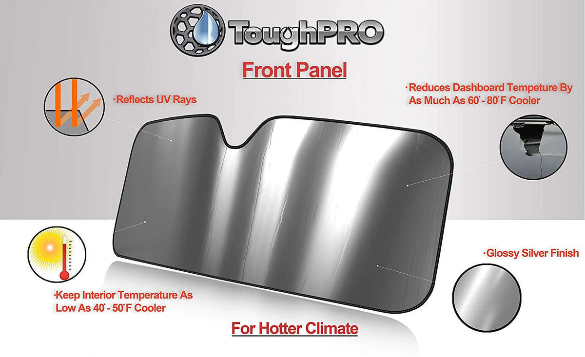 2021 Duty Row with - 2nd - + - Weather Heavy Seating + TOUGHPRO Floor in 3rd All Bench (Made Row - Mat GMC Set - Denali Compatible Accessories Cargo USA) Yukon