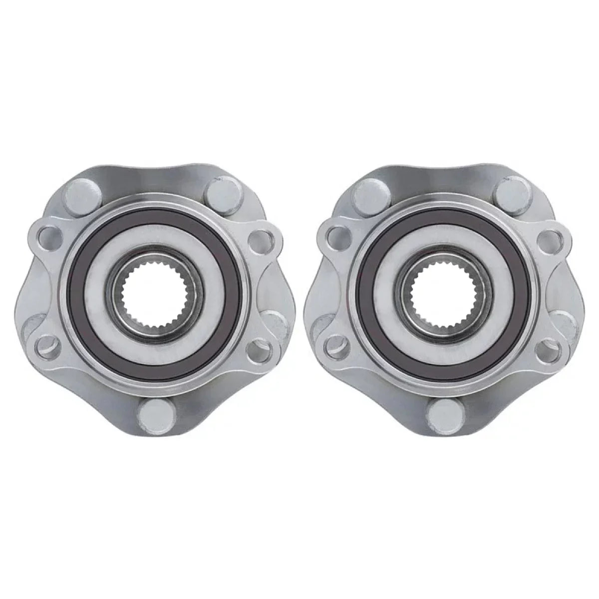 2017-2018 Set AutoShack for Side 5-Lug Passenger 2.5L Qashqai FWD Nissan Rogue 2017 Hub of HB613359PR 2014-2016 2017-2019 AWD 2.0L Bearing 2 Replacement Rogue Wheel 2019 and 2018 Sport Front Driver
