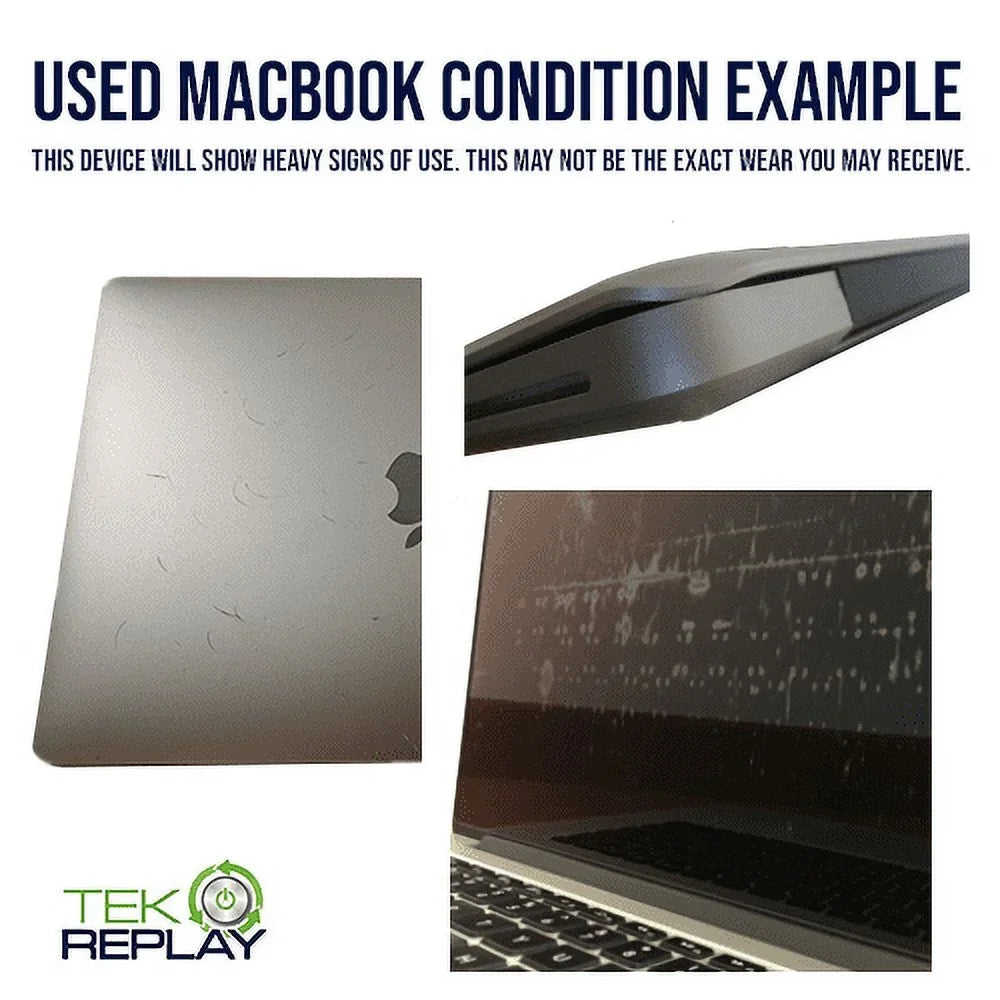 RAM Space MLH72LL/A Fair - SSD 12" 256GB Gray 8GB Pre-Owned Core 1.1GHz Apple m3 MacBook (2016) Laptop