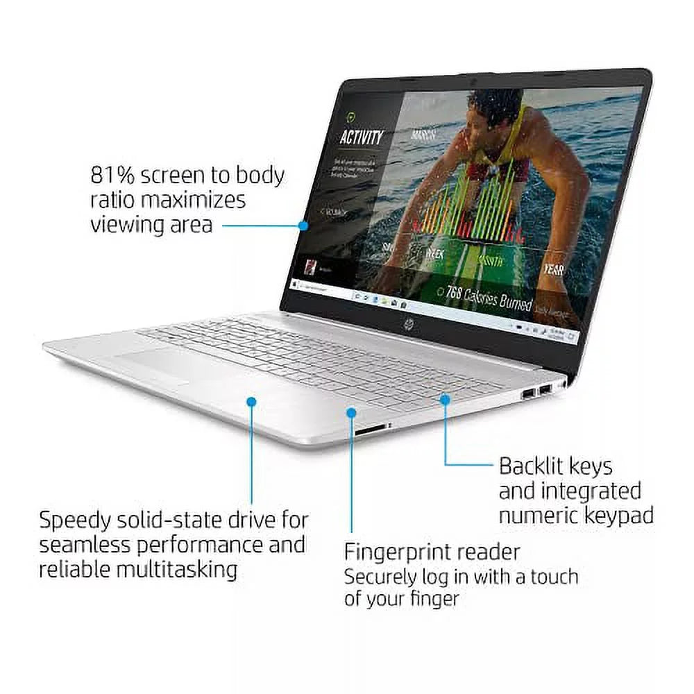 USB-C Laptop w/RE Xe PC Pro Backlit HDMI Iris 24GB Windows 512GB 15.6" Touchscreen AC HP Keyboard NVMe Silver 10 Webcam BT DDR4 4-Core SSD i5-1135G7 WiFi RJ45 Intel Accessories Graphics HD 2022