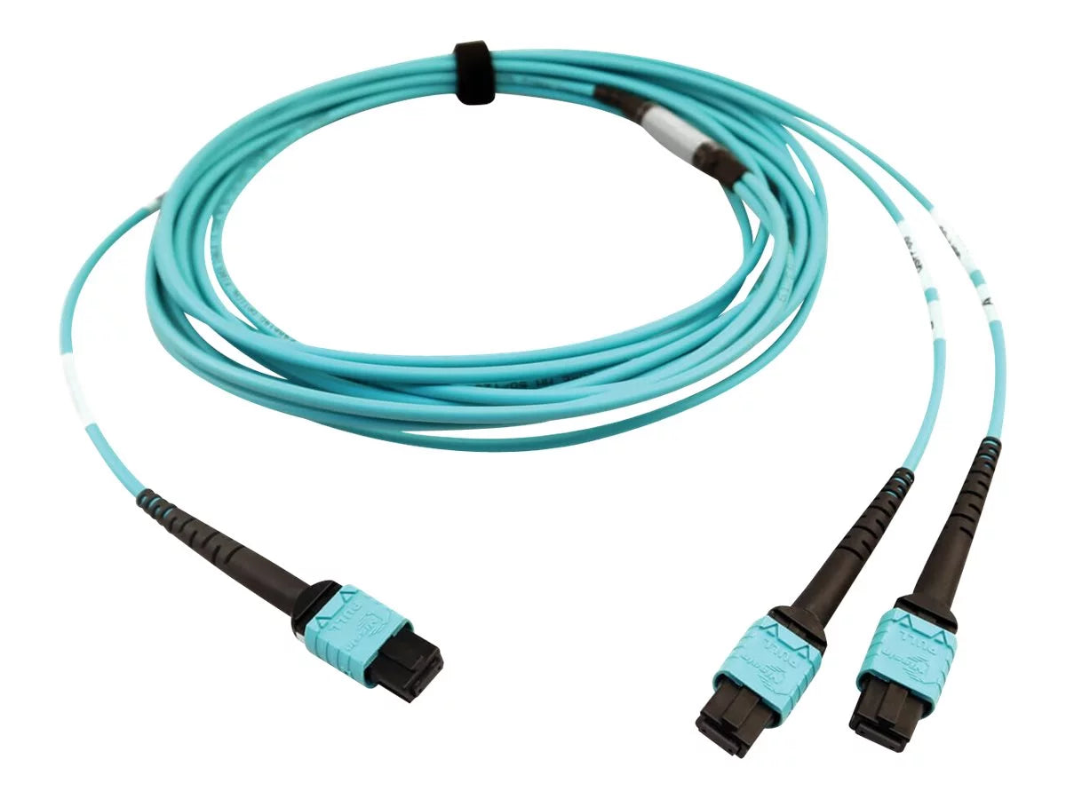 cable multi-mode - 5 multi-mode m (F) - - 125 24F - (F) Eaton Plenum / Network optic - OM4 5 (x2) MTP/MPO/PC MTP/MPO-PC - Tripp 50 Optic Aqua, m Fiber to 12F - Multimode OM4 MTP/MPO-PC Lite (F/F), 50/125 micron Cable, MTP/MPO/PC 400G to fiber Series