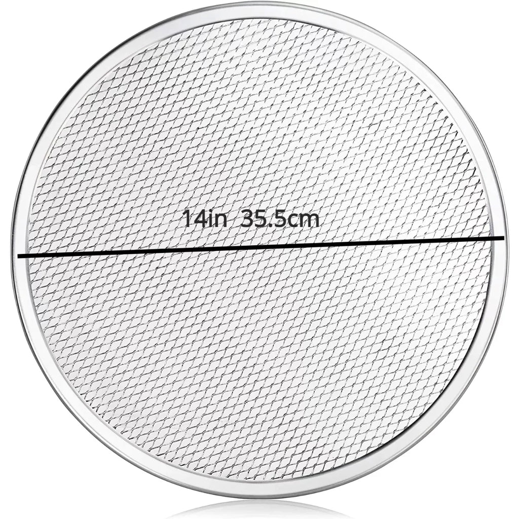 Pizzerias 1pc, Bake Restaurants, Gadgets, Seamless Pizza Shortens Perfect Screen, & Kitchen Pizza Restaurant-Grade Tools, Aluminum For Baking Time! Screen, Bakes Kitchen Baking Pizza Aluminum Evenly &