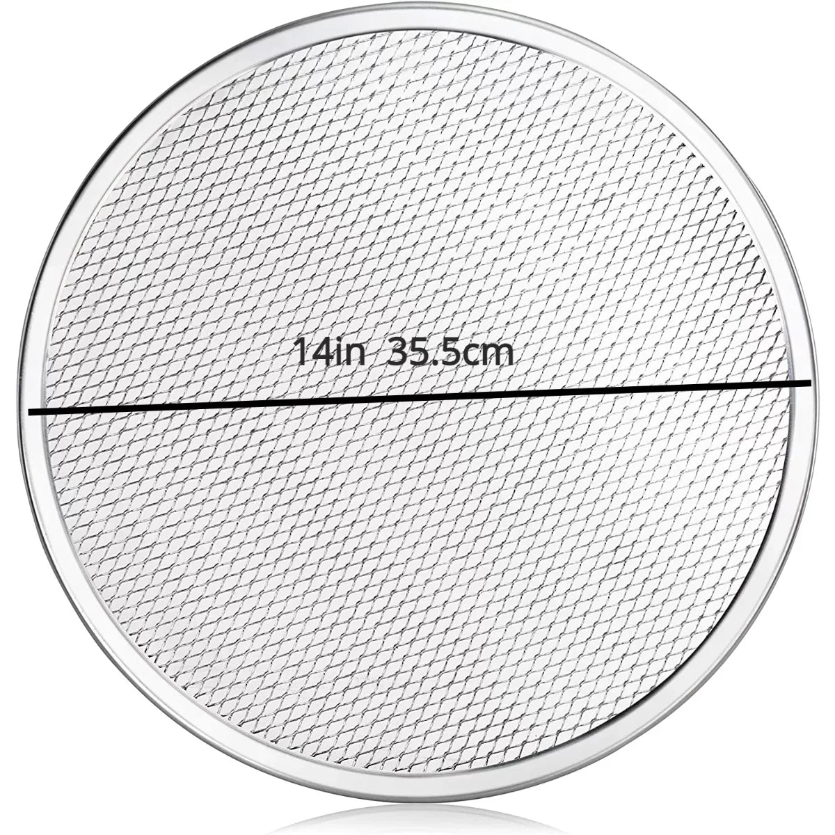 Pizzerias 1pc, Bake Restaurants, Gadgets, Seamless Pizza Shortens Perfect Screen, & Kitchen Pizza Restaurant-Grade Tools, Aluminum For Baking Time! Screen, Bakes Kitchen Baking Pizza Aluminum Evenly &
