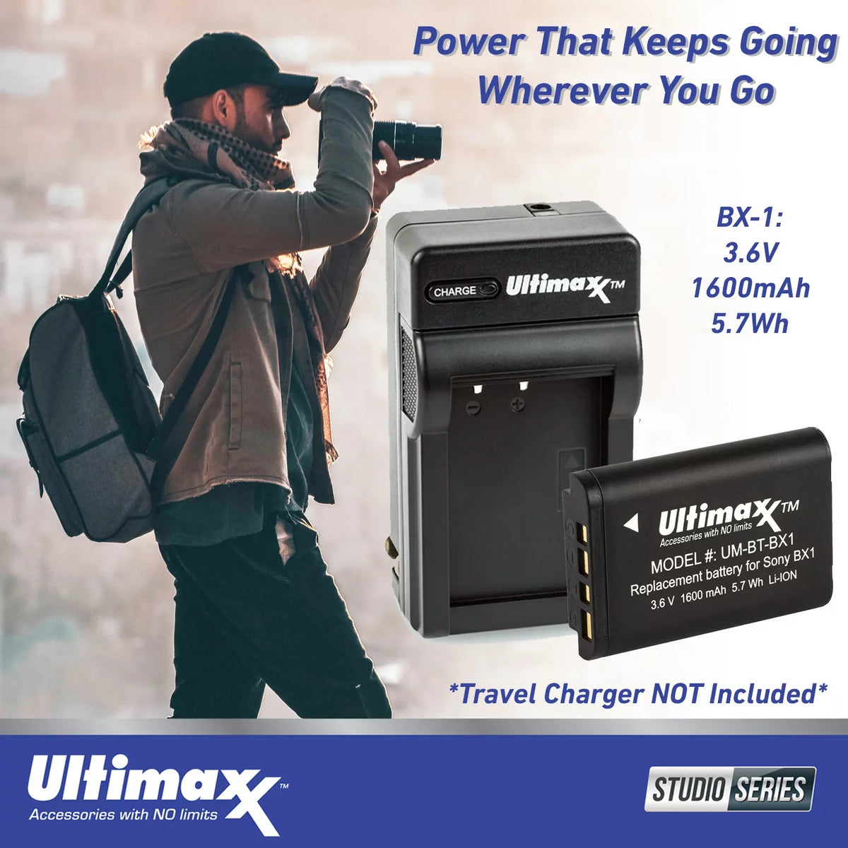 '- Extreme II Bundle) Battery Camera Sony 1x Replacement (28pc & Card, DSC-RX1R Much More 64GB Cyber-shot Includes: Bundle Memory Ultimaxx Advanced Digital