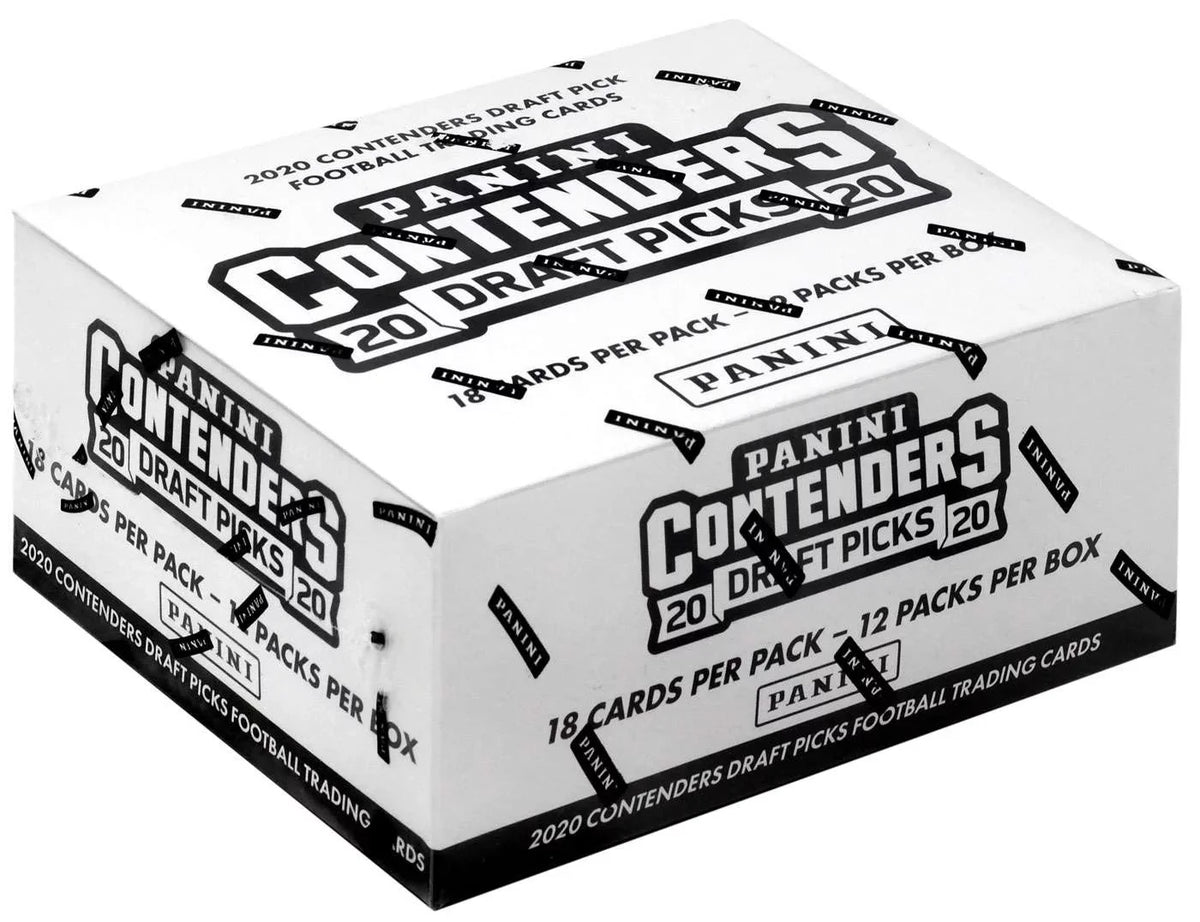 FAT Card Box Collegiate College Panini Football PACK Draft Contenders Trading 2020 Picks