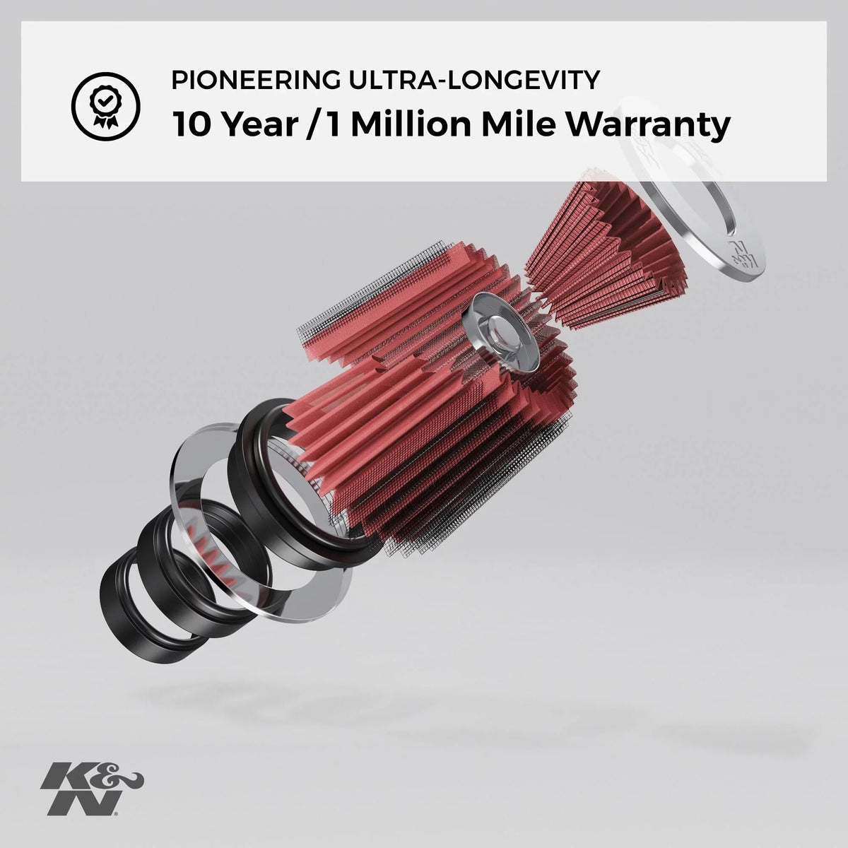 Premium, Flange 5 Filter: High Air Replacement Engine K&N 0.625 Flange In, Height: Length: 2.4375 Filter: Filter In, Universal In, Diameter: RU-0840 Washable, Shape: Round, Clamp-On Performance,