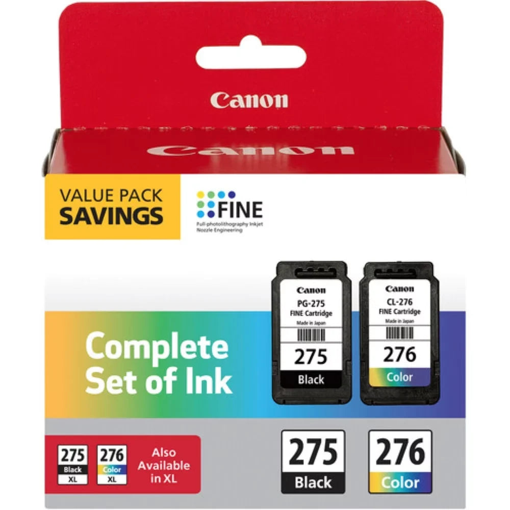 Pack CL-276 Set Complete Canon of Value Ink PG-275,