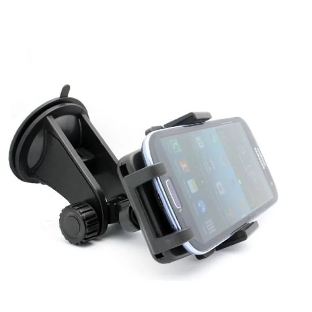ALW Active Window On5 Galaxy Holder Prevail Active, Easy Phone Sport Glass Car S6 (SM-G860P) Note for Suction Mega 2 2 Windshield Mini Mount Stand S906L S5 Samsung LTE Black Rotating Dock S4, Cradle