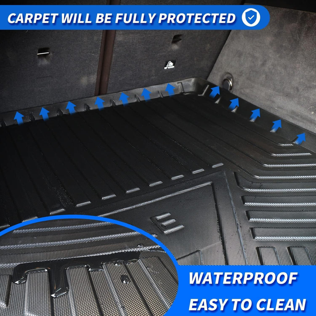 Tray 2023 2022-2024 Honda All fit Cargo Liner Trunk Cover , 2022 Black Honda Mat Civic Weather Floor for Trunk 2024 Accessory Civic Cargo Rear Rear