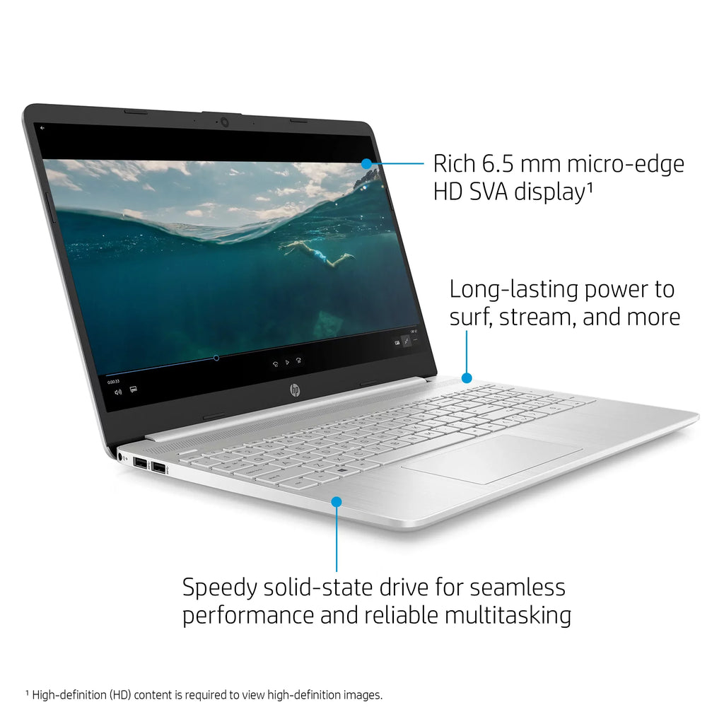 Laptop-Silver i3 8GB/512GB HP 15.6"
