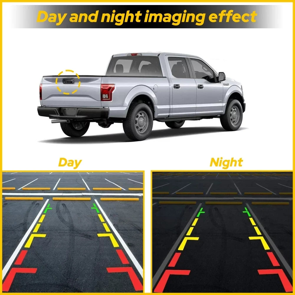 F550 2008-2014 F250 Rear F350 Fits F450 Tailgate 2004-2014 with F150 Camera For Backup Handle Camera View Ford