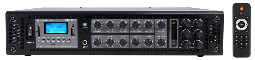 w/(18) Speakers+6-Zone drop Package Ceiling Audio Tile Office/Restaurant JBL Amp