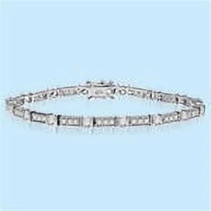 of Round Essence and Bracelet Stones - Designer Melee with Diamond WBD8047 Brilliant 6.0 cts.t.w.