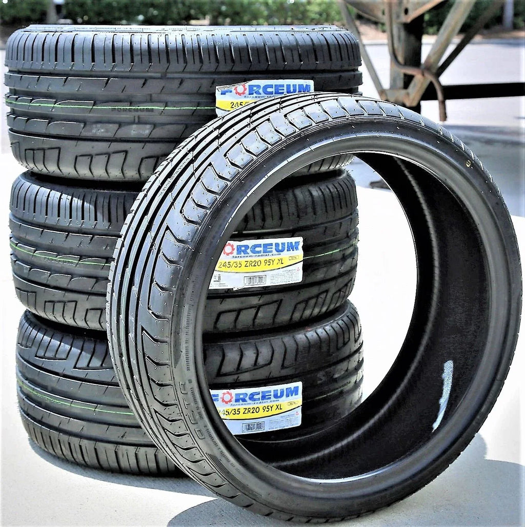 Set Performance 95Y Forceum Mercedes-Benz of Tires 4Matic, BMW (FOUR) High 245/35R20 Base ZR Fits: A/S 2010-16 E300 528i 2017-19 4 Octa XL