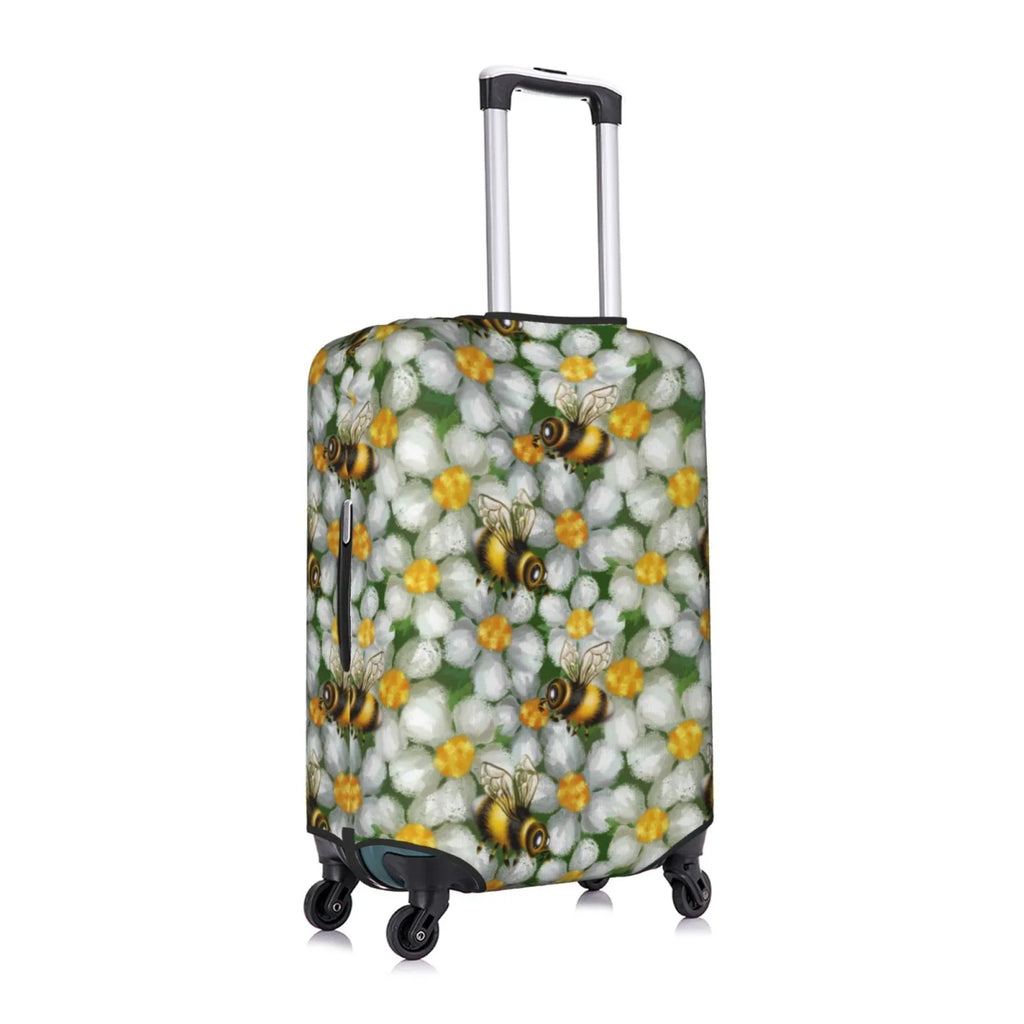 Luggage Flower Cover Suitcase Kll Bees Protector- And Suitcase Cover