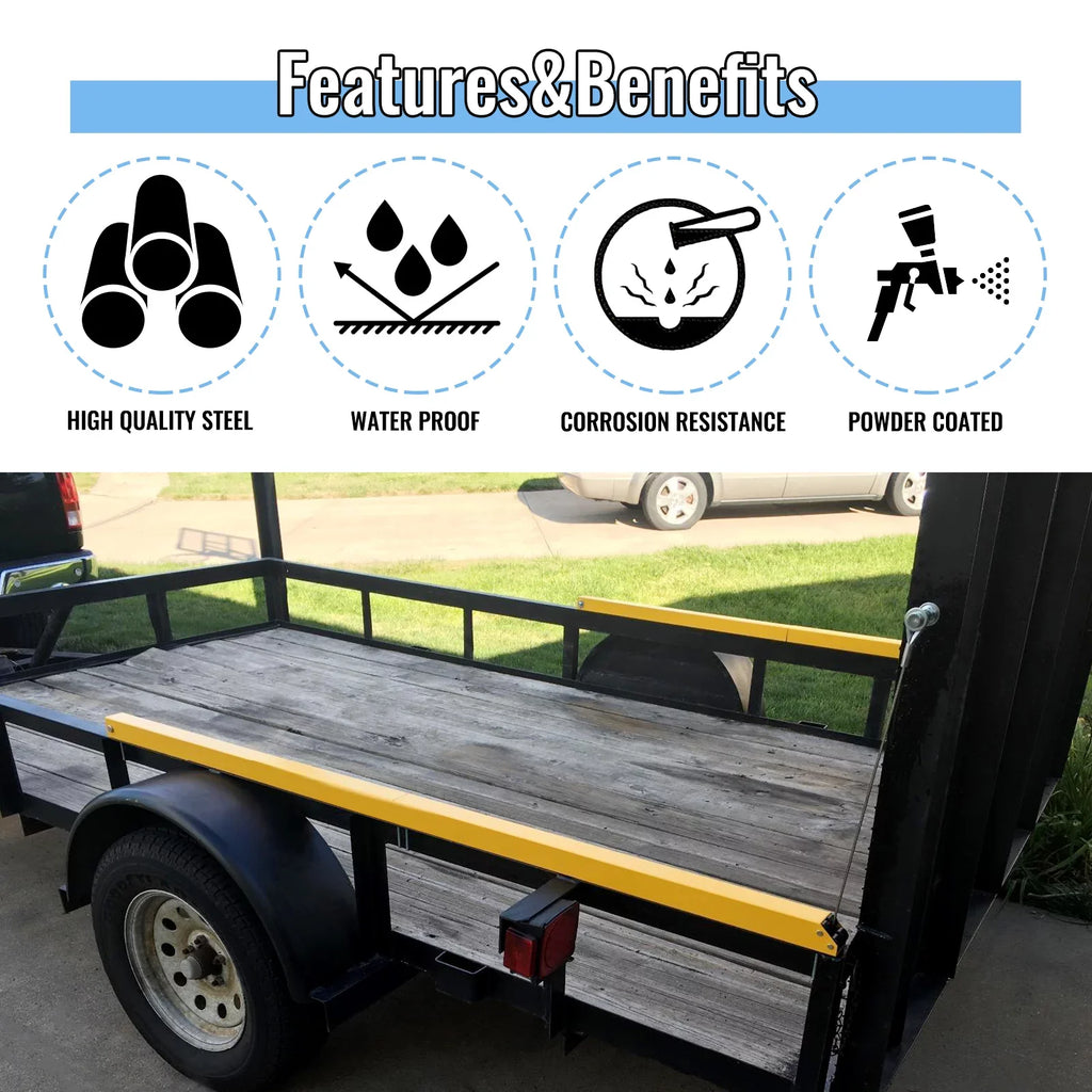 Pounds HECASA Utility 2 Assist Gate 350 Trailer Ramp Lift Tailgate Sided Lift System Liftgate