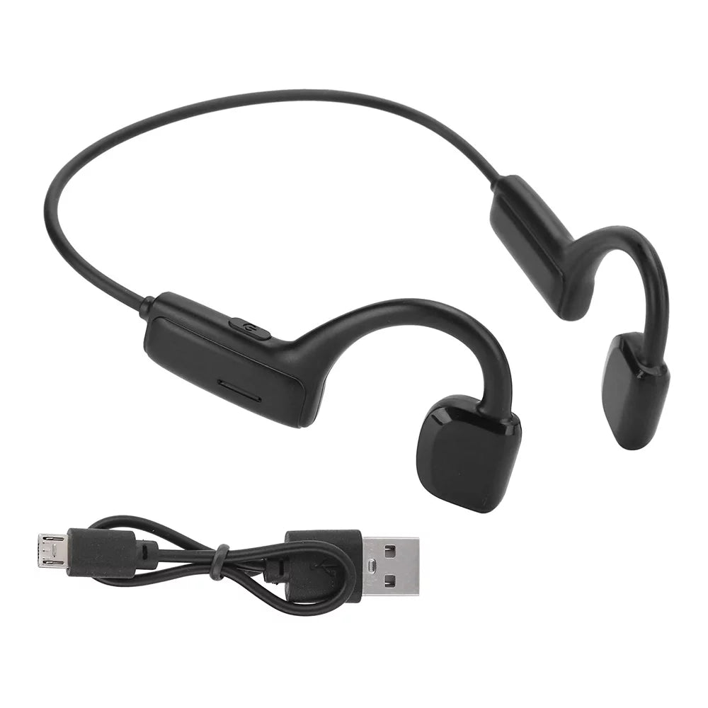 Bone Headset Conduction Wireless Outdoor 5.1 Sport Headphones Earbuds Bluetooth