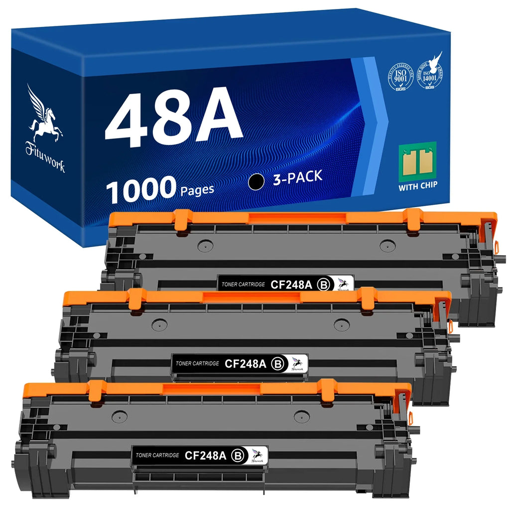 M31w M28 M16a M15 M16w Pack) M17 M29a Printer 48A M15a M31 M29w HP Toner M28w MFP Cartridge Laserjet (3 Toner for M28a 48A CF248A Replacement for Black M30w HP Pro M15w M14