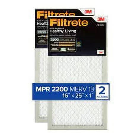 cm) 16 1 2.5 x Filter (40.6 in Filtrete Reduction 63.5 cm x Allergen in EA01-2PK-1E, Elite in x cm 25 x