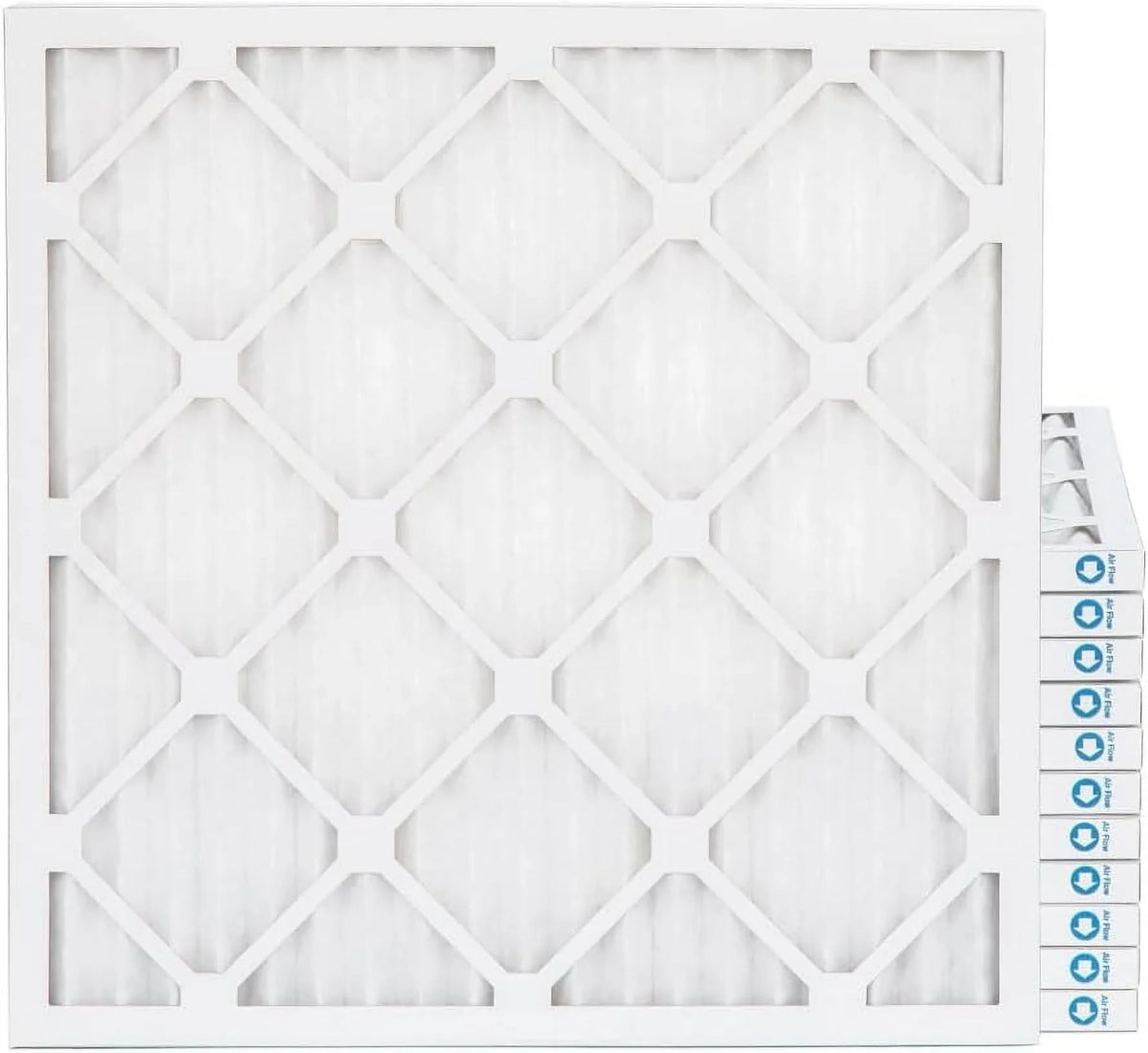 HV MERV Size: Ext X Air Case Of 12. 12X12x1 Furne Pleated Filters. X 11-3/8 3/4 11-3/8 8