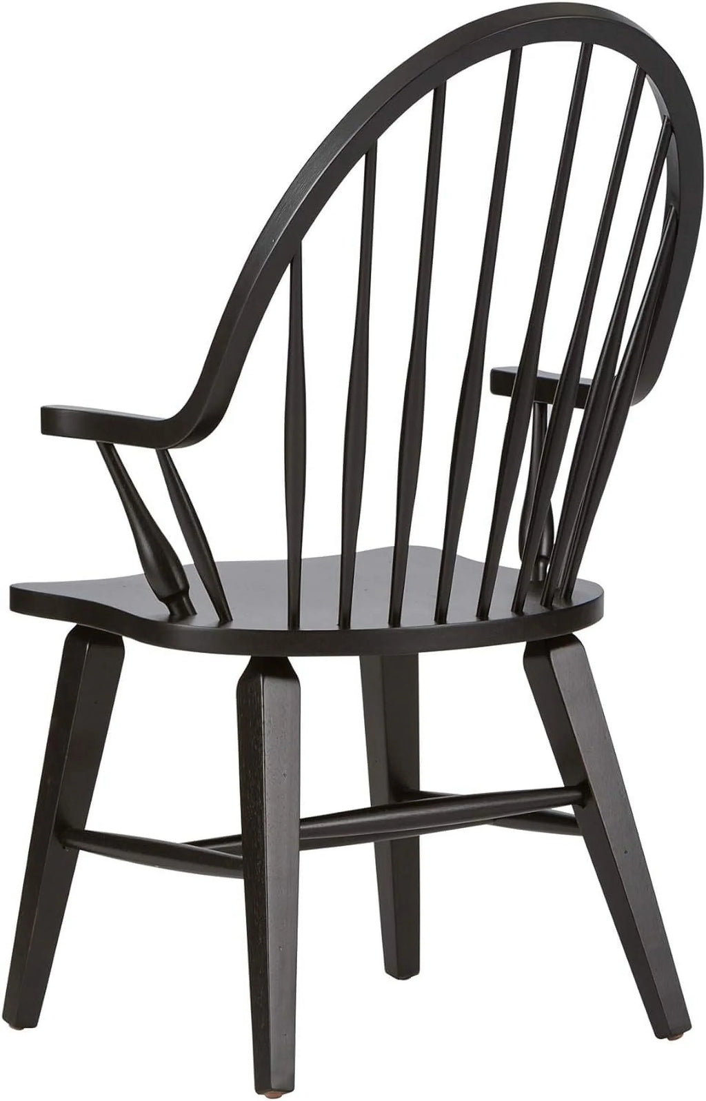 Chair, X Windsor Arm D25 Black H41, Back X W25
