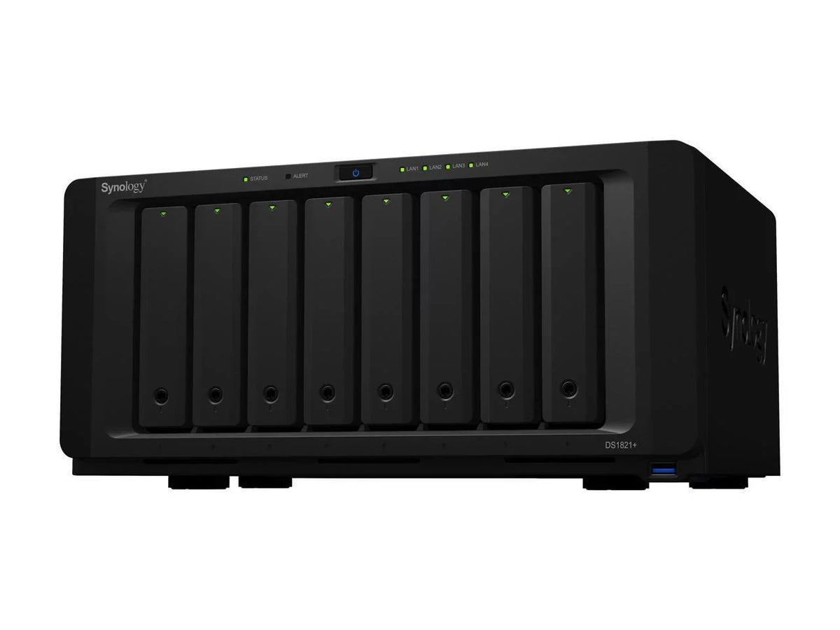 8 DiskStation NAS bay DS1821+ (Diskless) Synology