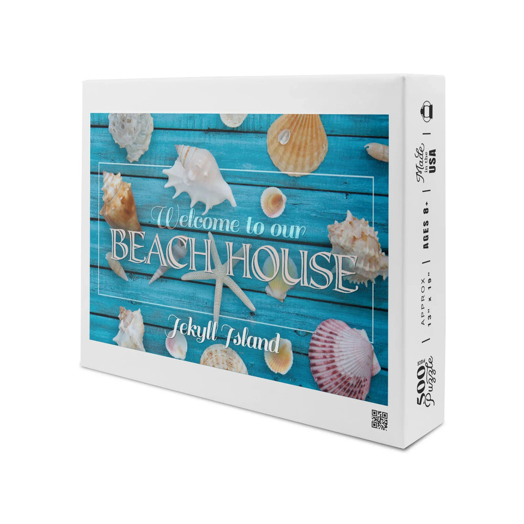 Georgia, Jekyll Premium for Welcome Puzzle Adults Island, Beach Jigsaw inches, Family, USA) Our 500 and House (19x27 Piece Made in to