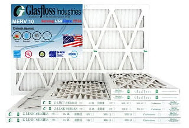 Pack 11.5 Glasfloss 12x36x1 - Size: USA Furnace in x Filter - - inch) of MERV - Made Air (Actual 35.5x7/8 4 10