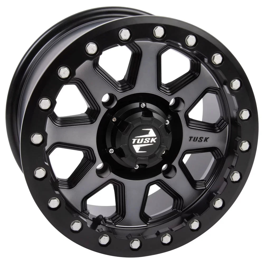 R-Spec 1000 Rmax Wolverine 14X7 Tusk 2022 Gunmetal/black 3.0 For Beadlock Uinta 4/156 Wheel Yamaha + Pack) (4 4.0 4