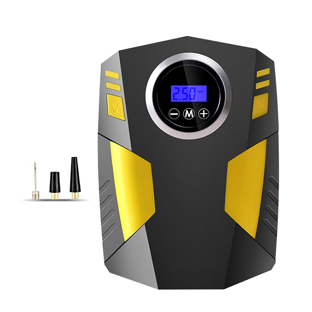 Pump Inflator for 12V Light Digital Suzicca Auto Air Compressor Car Portable Tire LED with