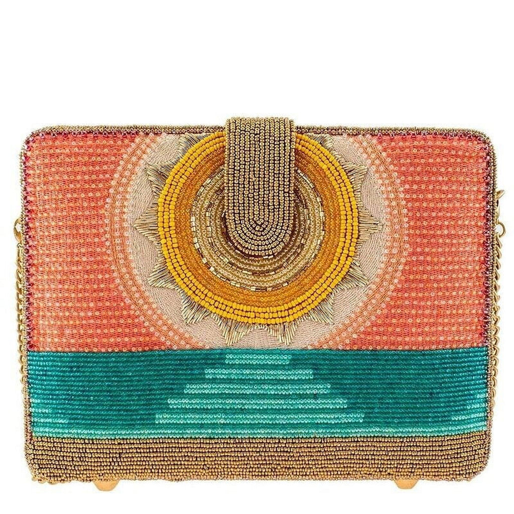 Handbag Bag Frances Multi New Flamingo Mary Crossbody Tropics Beaded Pink