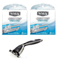 Razor + Titanium Refill, Pack) (2 Compatible 8 Quattro Schick Ct