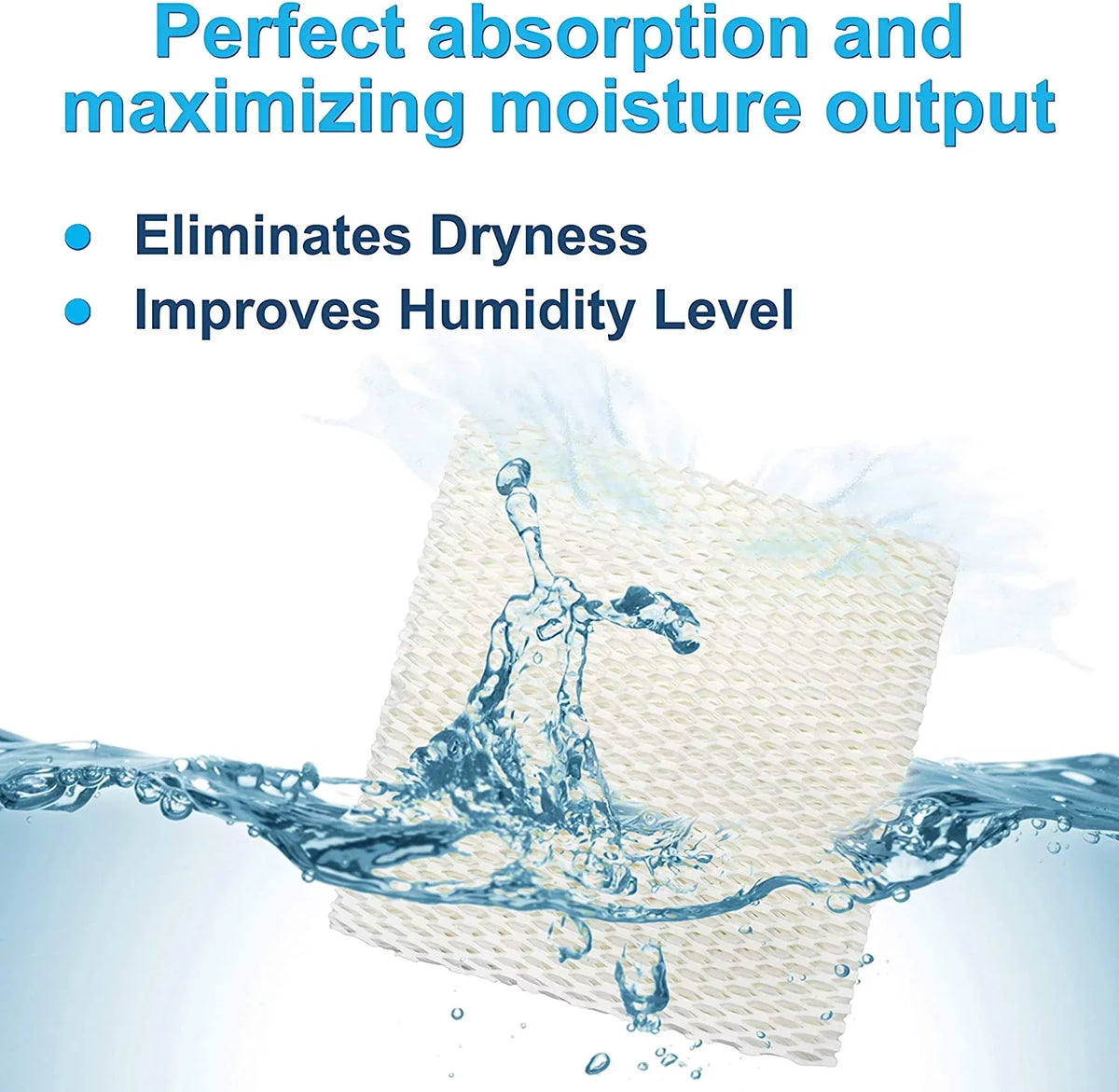 WH2530, WS3650-U WH3060, 4-Pack Filter Bionaire WH2510, HQRP Humidifier Humidifiers WS3510, for WS3560, Wick