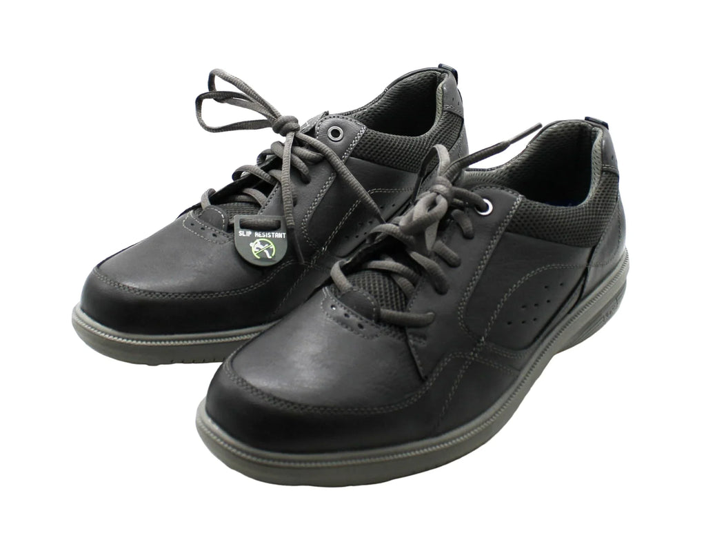(Charcoal) Walk Oxford Shoes Nunn Medium/Wide/X-Wide Bush Toe Men's Moc Kore