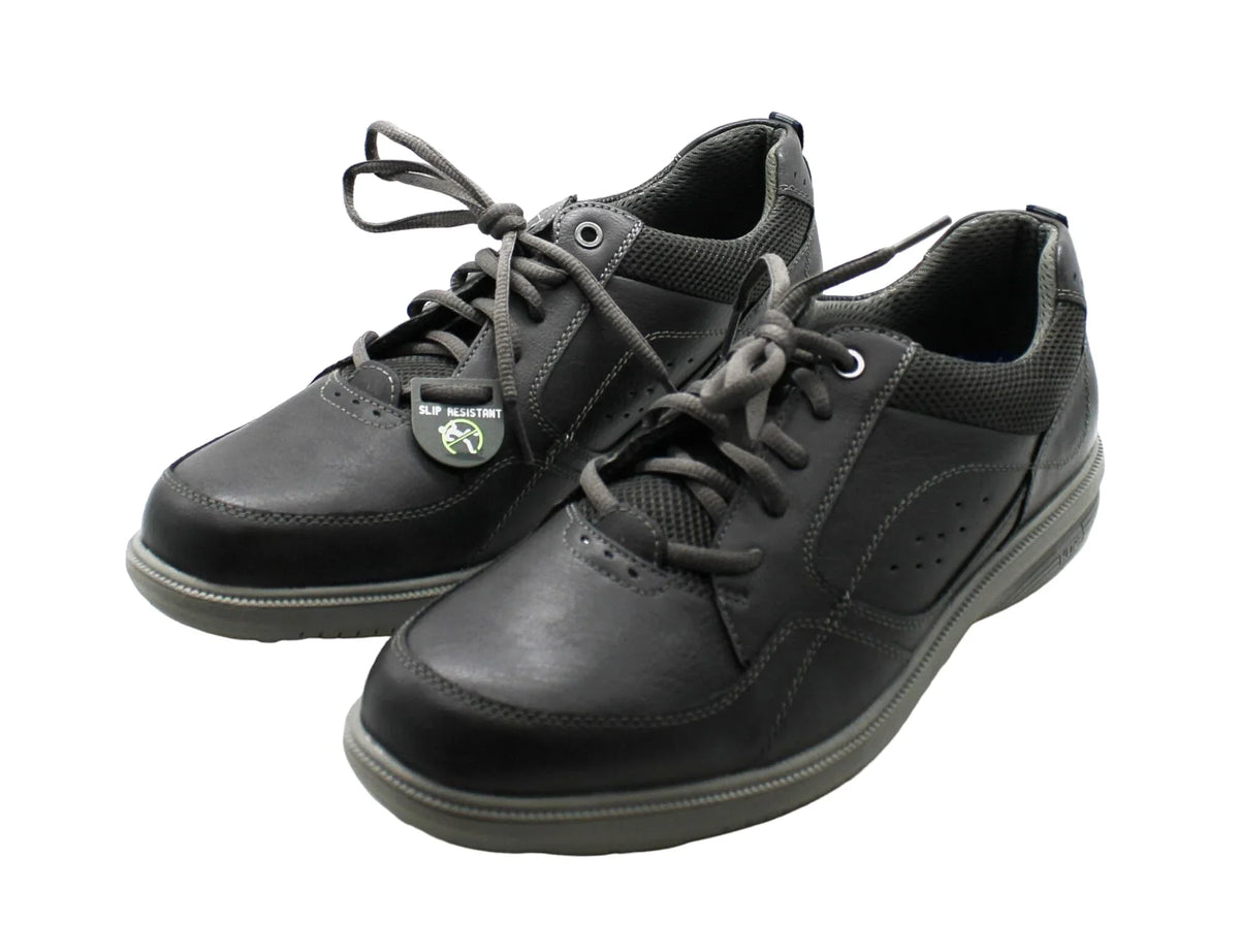 (Charcoal) Walk Oxford Shoes Nunn Medium/Wide/X-Wide Bush Toe Men's Moc Kore