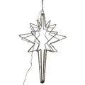 Lighted 18 In. Decoration Alpine Bethlehem White BST106WW Star LED Warm